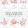 Watercolor Pink Flowers Vase Desk Calendar Digital Download | Romantic Floral Monthly Cards Printable 2027 2028 Watercolor Pink Flowers Vase Desk Calendar Digital Download | Romantic Floral Monthly Cards Printable 2027 2028