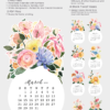 Watercolor Blooming Vase Desk Calendar Printable Paper Craft DIY | Flower Bouquet Monthly Cards Planner 2027 2028 Digital Download Watercolor Blooming Vase Desk Calendar Printable Paper Craft DIY | Flower Bouquet Monthly Cards Planner 2027 2028 Digital Download