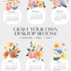 Watercolor Blooming Vase Desk Calendar Printable Paper Craft DIY | Flower Bouquet Monthly Cards Planner 2027 2028 Digital Download Watercolor Blooming Vase Desk Calendar Printable Paper Craft DIY | Flower Bouquet Monthly Cards Planner 2027 2028 Digital Download