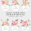 Watercolor Pink Peonies Floral Vase Desk Planner Calendar Printable | Soft Botanical Flower Bouquet Calendar Monthly PDF PNG JPEG 2027 2028 Watercolor Pink Peonies Floral Vase Desk Planner Calendar Printable | Soft Botanical Flower Bouquet Calendar Monthly PDF PNG JPEG 2027 2028