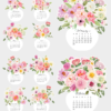 Watercolor Pink Peonies Floral Vase Desk Planner Calendar Printable | Soft Botanical Flower Bouquet Calendar Monthly PDF PNG JPEG 2027 2028 Watercolor Pink Peonies Floral Vase Desk Planner Calendar Printable | Soft Botanical Flower Bouquet Calendar Monthly PDF PNG JPEG 2027 2028
