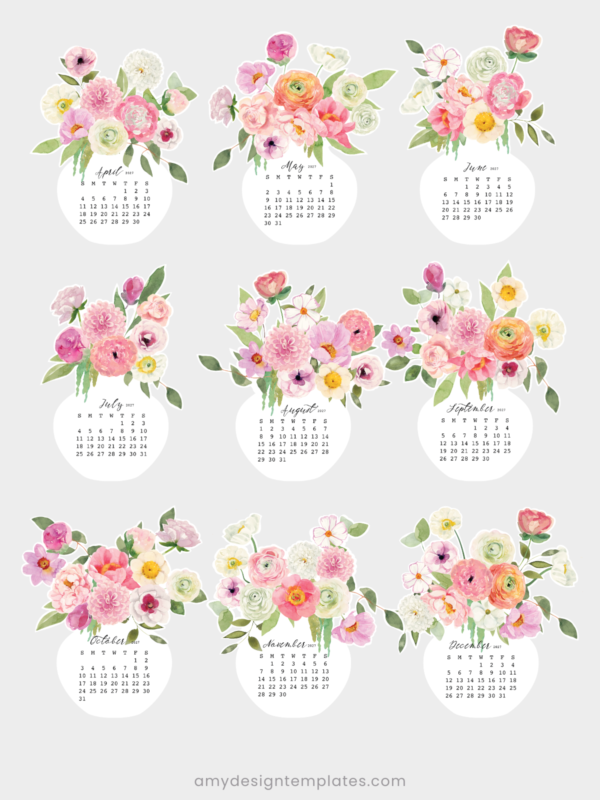 Watercolor Pink Peonies Floral Vase Desk Planner Calendar Printable | Soft Botanical Flower Bouquet Calendar Monthly PDF PNG JPEG 2027 2028 Watercolor Pink Peonies Floral Vase Desk Planner Calendar Printable | Soft Botanical Flower Bouquet Calendar Monthly PDF PNG JPEG 2027 2028