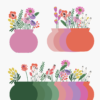 Colorful Botanical Floral Vase Desk Calendar Planner Monthly Printable | Abstract Flowers Bouquet Monthly Calendar Cards Colorful Botanical Floral Vase Desk Calendar Planner Monthly Printable | Abstract Flowers Bouquet Monthly Calendar Cards