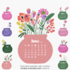 Colorful Botanical Floral Vase Desk Calendar Planner Monthly Printable | Abstract Flowers Bouquet Monthly Calendar Cards Colorful Botanical Floral Vase Desk Calendar Planner Monthly Printable | Abstract Flowers Bouquet Monthly Calendar Cards