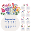 Minimalist Floral Vase Desk Calendar Printable PNG PDF | Flowers Bouquet Calendar Monthly Cards 2027 2028 | Office Decor Stationery Set Minimalist Floral Vase Desk Calendar Printable PNG PDF | Flowers Bouquet Calendar Monthly Cards 2027 2028 | Office Decor Stationery Set