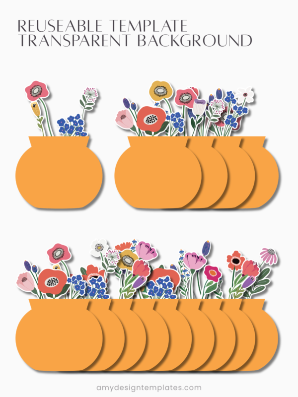 Printable Floral Vase Desk Monthly Calendar | Vibrant Orange Flower Bouquet Calendar 2027 2028 | Desktop Bloom Set PNG PDF SVG Printable Floral Vase Desk Monthly Calendar | Vibrant Orange Flower Bouquet Calendar 2027 2028 | Desktop Bloom Set PNG PDF SVG