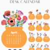 Printable Floral Vase Desk Monthly Calendar | Vibrant Orange Flower Bouquet Calendar 2027 2028 | Desktop Bloom Set PNG PDF SVG Printable Floral Vase Desk Monthly Calendar | Vibrant Orange Flower Bouquet Calendar 2027 2028 | Desktop Bloom Set PNG PDF SVG