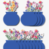 Floral Vase Desk Calendar Cut File PNG PDF SVG | Printable Flower Bouquet Monthly Calendar Template | Royal Blue Desktop Bloom Craft Planner Floral Vase Desk Calendar Cut File PNG PDF SVG | Printable Flower Bouquet Monthly Calendar Template | Royal Blue Desktop Bloom Craft Planner