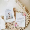 Spring Bloom Floral Wedding Invitation Template Bundle | 50+ Editable Colorful Wedding Stationery Templates Photo Thank You Card Template