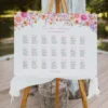 Spring Bloom Floral Wedding Invitation Template Bundle | 50+ Editable Colorful Wedding Stationery Templates Spring Bloom Floral Wedding Seating Chart Sign Template