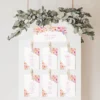 Spring Bloom Floral Wedding Invitation Template Bundle | 50+ Editable Colorful Wedding Stationery Templates Spring Bloom Seating Chart Card Template