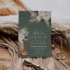 Western Boho Sage Green Cowgirl Bridal Shower Invitation Template | Printable Floral Pampas Grass Party Invite 5x7 | Editable Rustic Country Celebration Card Western Boho Sage Green Cowgirl Bridal Shower Invitation Template | Printable Floral Pampas Grass Party Invite 5x7 | Editable Rustic Country Celebration Card