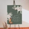 Western Country Floral Bridal Shower Cowboy Boots Sage Greenery Welcome Sign Template Printable | Editable Country Floral Cowboy Boots Welcome Board | Corjl Instant Download Western Country Floral Bridal Shower Cowboy Boots Sage Greenery Welcome Sign Template Printable
