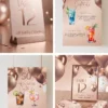 Rose Gold Birthday Invitation Bundle | Editable Any Age Birthday Party Template Canva | 50th 60th 30th 40th Birthday Decorations Signs Menus Rose Gold Birthday Invitation Bundle, Editable Any Age Birthday Party Template Canva, 50th 60th 30th 40th Birthday Decorations, Signs Menus