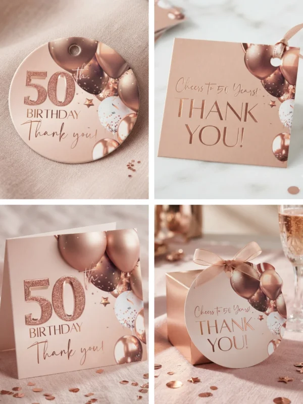 Rose Gold Birthday Invitation Bundle | Editable Any Age Birthday Party Template Canva | 50th 60th 30th 40th Birthday Decorations Signs Menus Rose Gold Birthday Invitation Bundle, Editable Any Age Birthday Party Template Canva, 50th 60th 30th 40th Birthday Decorations, Signs Menus