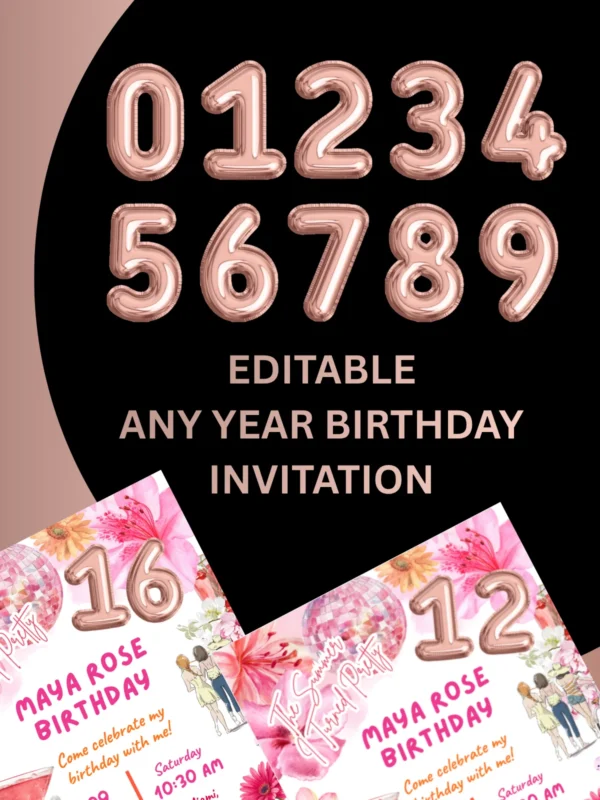 Floral Birthday Cake Card, Rose Gold Disco Ball Cocktail Theme, Self Edit Canva Layout, Digital File